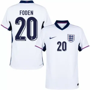 England Home Foden 20 Shirt 2024-2025 Player version Size:S-2XL Non-Customize