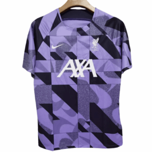 Liverpool Training Wear Purple Football Shirt 2023/2024