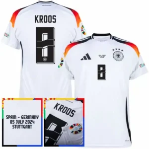 Germany Home Kroos 8 Shirt 2024 Fan Size:S-2XL Non-Customize
