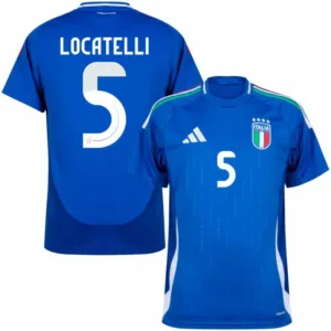 Italy Natio Home Locatelli 5 Shirt 2024-2025 Fan Size：S-2XL Non-Customize