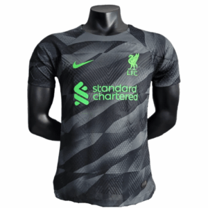 Liverpool Player Version Goalkeeper Black Football Shirt 2023/2024