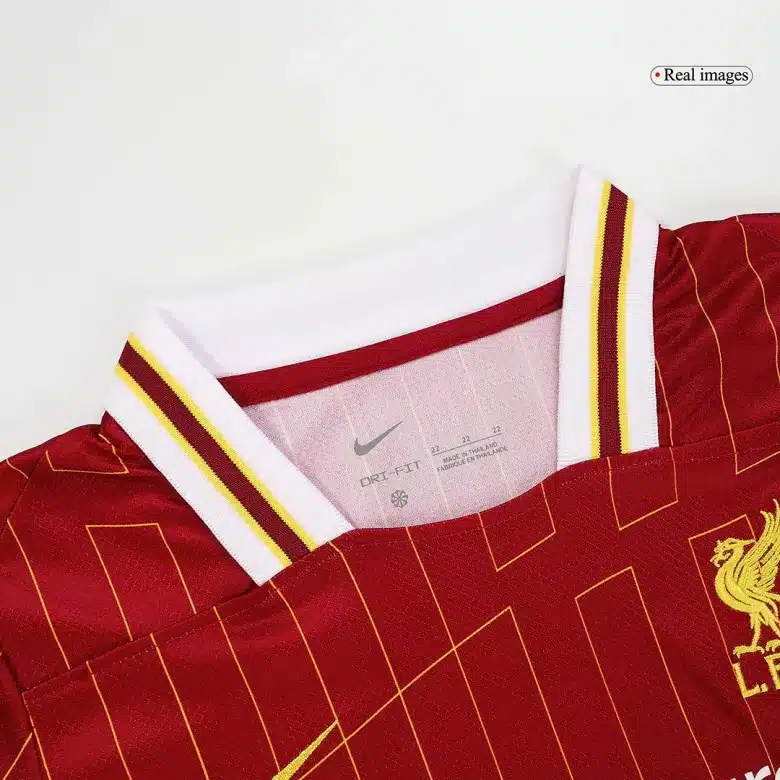 Kids Liverpool Custom Home Full Soccer Kits2024/25 - bestsoccerstore