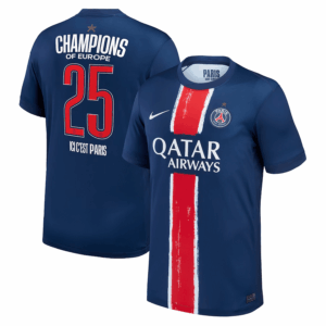 Special Edition PSG Home Stadium Shirt 2024-25 -Champions of Europe 2025 Fan Version