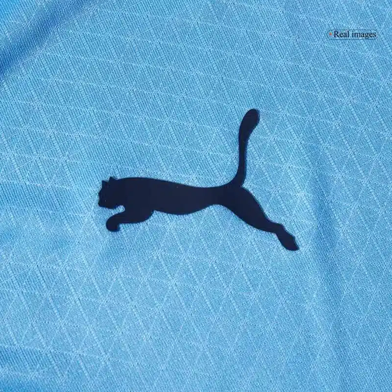 Manchester City Home Authentic Soccer Jersey 2025/26 with Blue available at gogoalshop