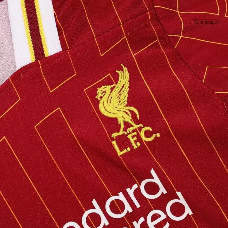 Kids Liverpool Custom Home Full Soccer Kits2024/25 - bestsoccerstore