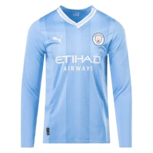 Manchester City 2023/24 Home Long Sleeve Jersey