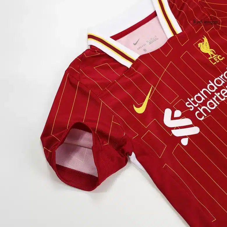Kids Liverpool Custom Home Full Soccer Kits2024/25 - bestsoccerstore