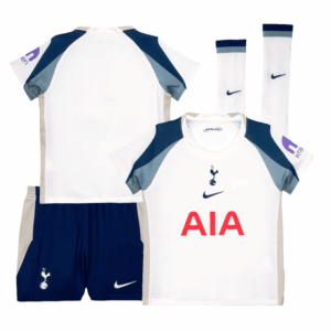 Kids Tottenham Hotspur Home Soccer Kits 25-26 (Jersey+Shorts+Socks)