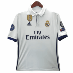 Real Madrid Home Shirt Retro Jersey 16-17