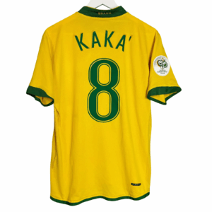 Retro Brazil National Team Home Kaka 8 Shirt 2006/2008 Non-Customize