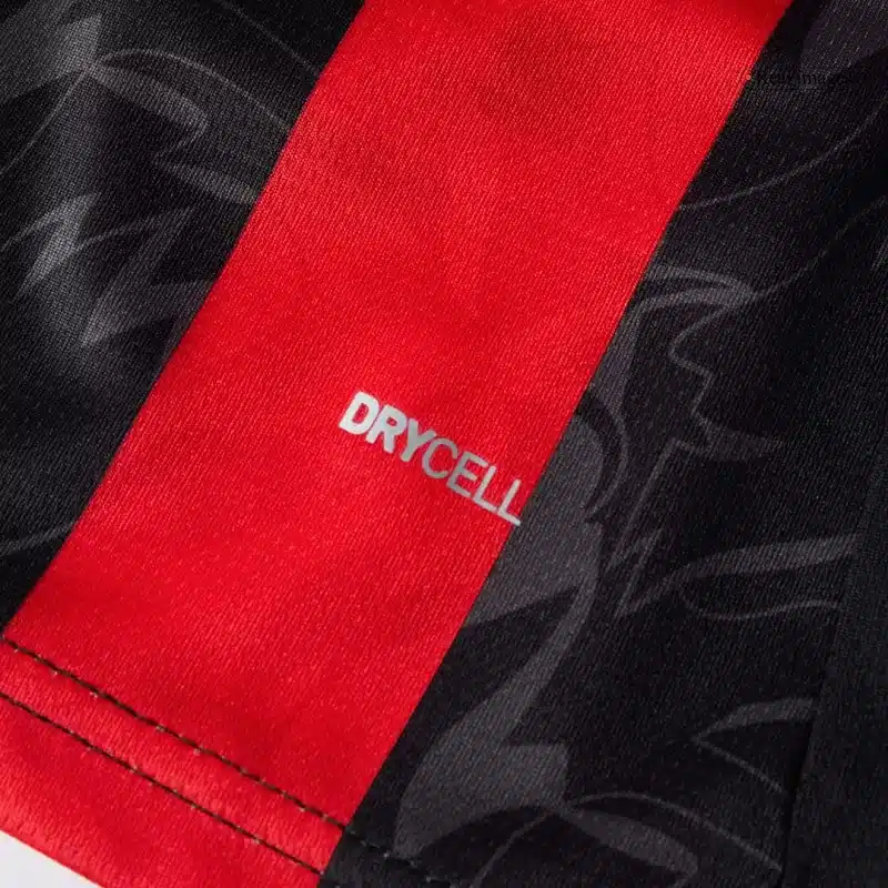 AC Milan Home Soccer Jersey 2025/26 with Red&Black available at gogoalshop