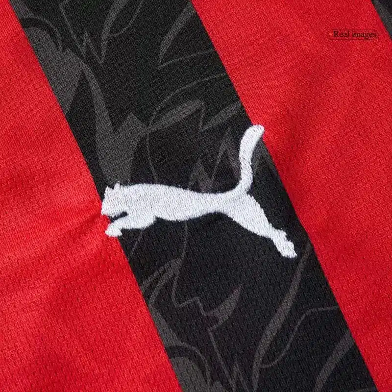 AC Milan Home Soccer Jersey 2025/26 with Red&Black available at gogoalshop