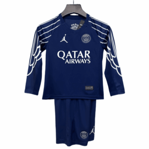 Kids PSG custom Fourth Away Soccer Kits 2024-25