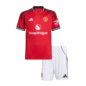 Manchester United Custom Home Soccer Kit 2025-26