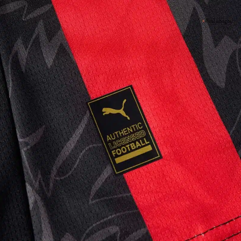 AC Milan Home Soccer Jersey 2025/26 with Red&Black available at gogoalshop