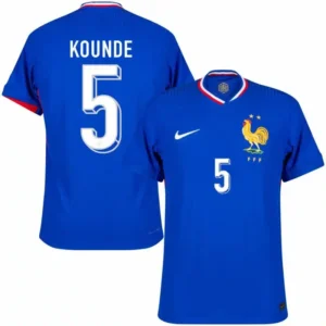 France Home Kounde 5 Shirt 2024-2025 Player version Size:S-2XL Non-Customize
