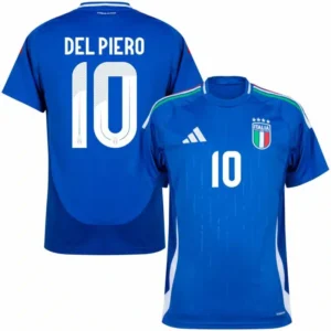 Italy Natio Home Del Piero 10 Shirt 2024-2025 Fan Size：S-2XL Non-Customize