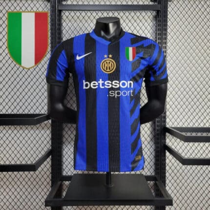 Inter Milan Jersey Home 24 25 Season PLAYER VERSION