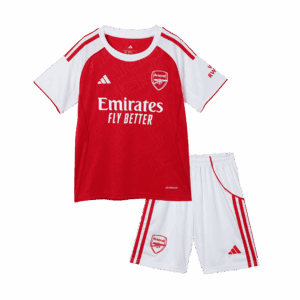 Kids Arsenal Custom Home Soccer Kits 2025-26