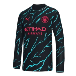 Manchester City 2023/24 Third Long Sleeve Jersey
