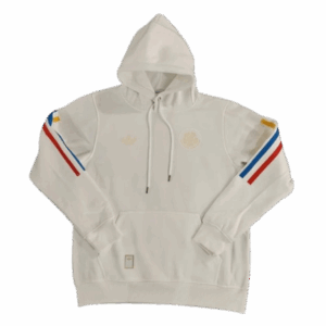 Colombia Nation 2024 100th Anniversary White Hoodie Jacket