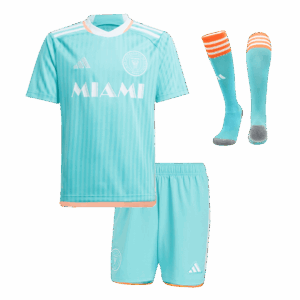 Kids Inter Miami CF Custom Third Away Full Soccer Kits 2024