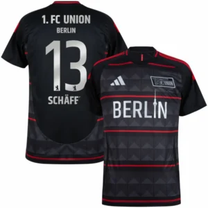 Union Berlin Away Schäfer 13 Shirt 2024-2025 Fan version Size:S-4XL Non-Customize