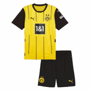 24-25 Borussia Dortmund Home Kids Kit Jersey+Shorts
