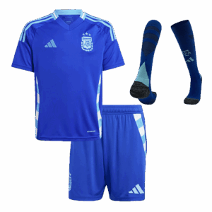 Kids Argentina Custom Away Full Soccer Kits 2024