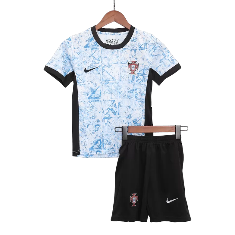 Kids Portugal Custom Away Full Soccer Kits2024 - bestsoccerstore