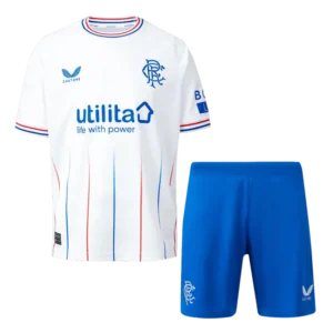 Kids Glasgow Rangers 2023/24 Away Kit Jersey+Shorts