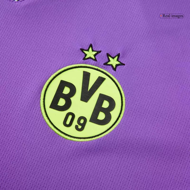 Borussia Dortmund Goalkeeper Special Soccer Jersey 2024/25 Purple with Purple available at gogoalshop