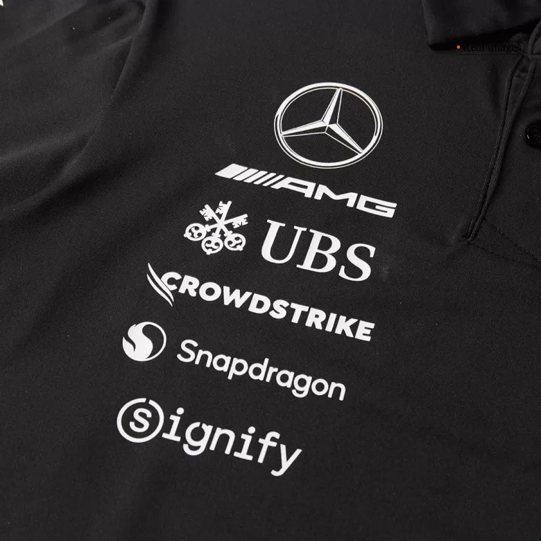 Mercedes AMG Petronas F1 Racing Team Black T-Shirt 2025 - bestsoccerstore