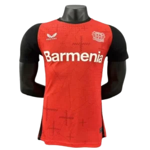 24-25 Bayer 04 Leverkusen Home Soccer Jersey Player Version