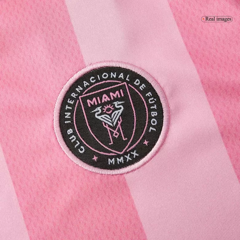 Kids Inter Miami CF Custom Home Soccer Kits 2025 - bestsoccerstore