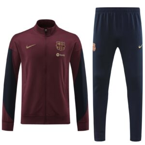 Nike 24-25 Barcelona Long Sleeve Kits Red Jacket Suits Football