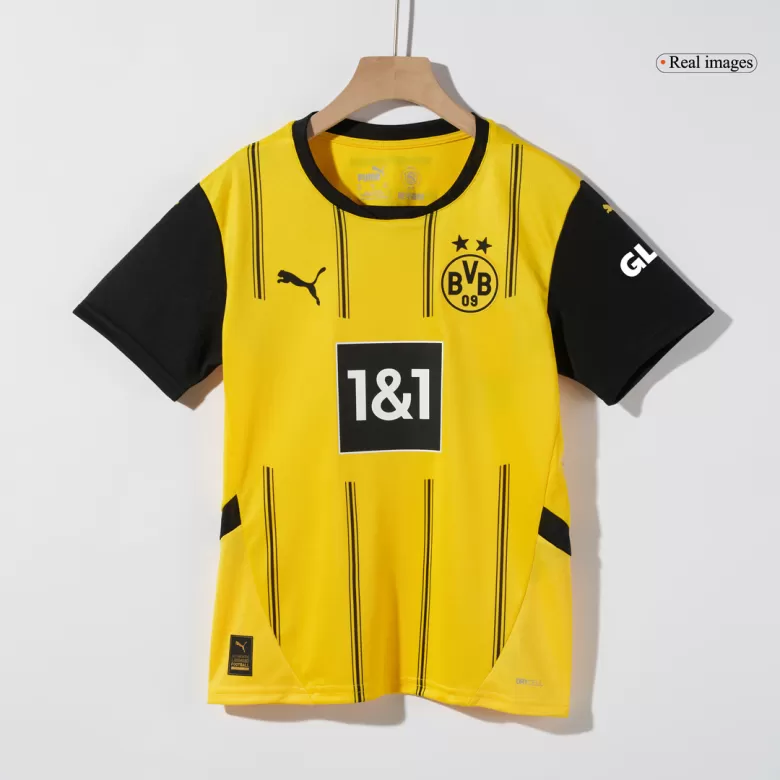 Kids Borussia Dortmund Custom Home Full Soccer Kits2024/25 - bestsoccerstore