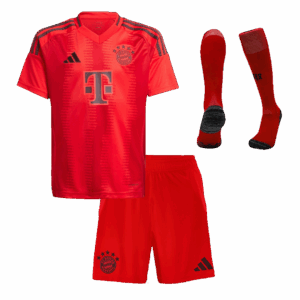 Kids Bayern Munich Custom Home Full Soccer Kits 2024-25