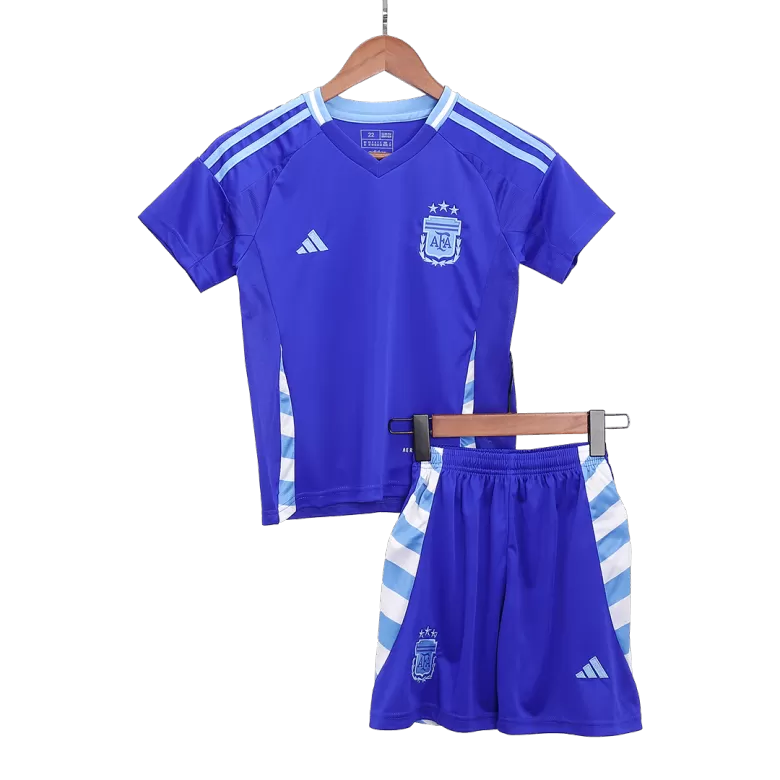Kids Argentina Custom Away Full Soccer Kits2024 - bestsoccerstore