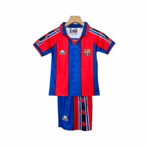 Barcelona 95-97 Home Retro Kid Kits Youth Apparels Jersey