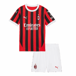 Kids AC Milan Home Jersey Kit 2024-25 Youth Apparels