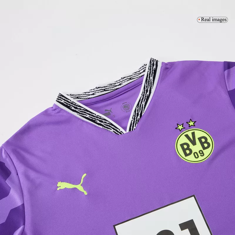 Borussia Dortmund Goalkeeper Special Soccer Jersey 2024/25 Purple with Purple available at gogoalshop
