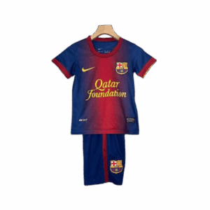 Barcelona 12-13 Home Retro Kids Kits Children Shirt Soccer Jersey