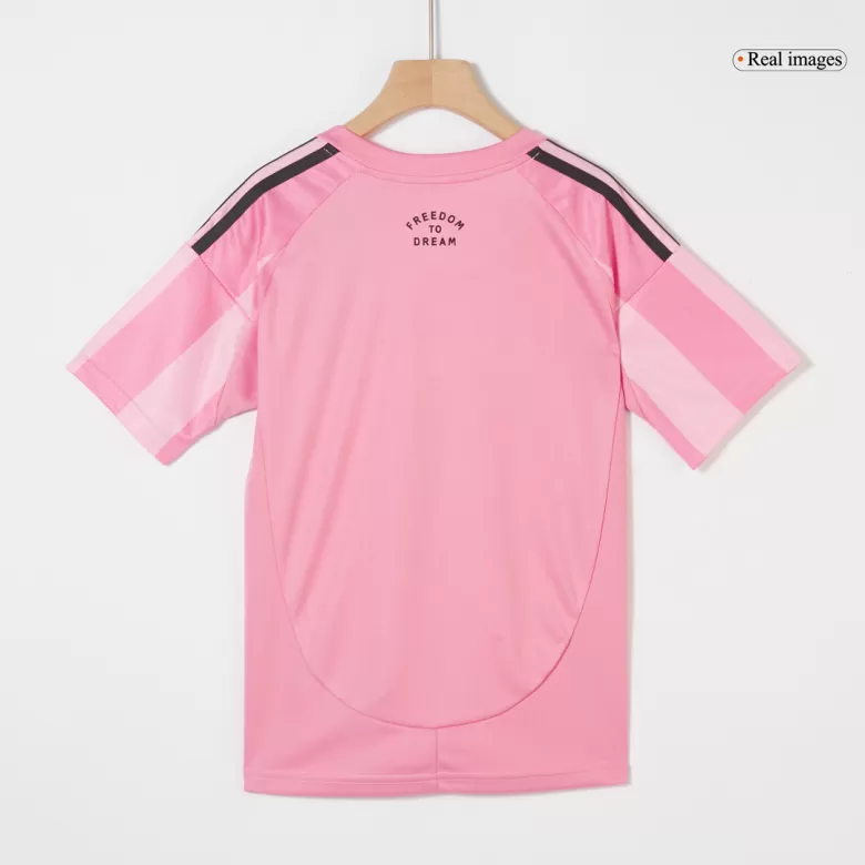 Kids Inter Miami CF Custom Home Soccer Kits 2025 - bestsoccerstore