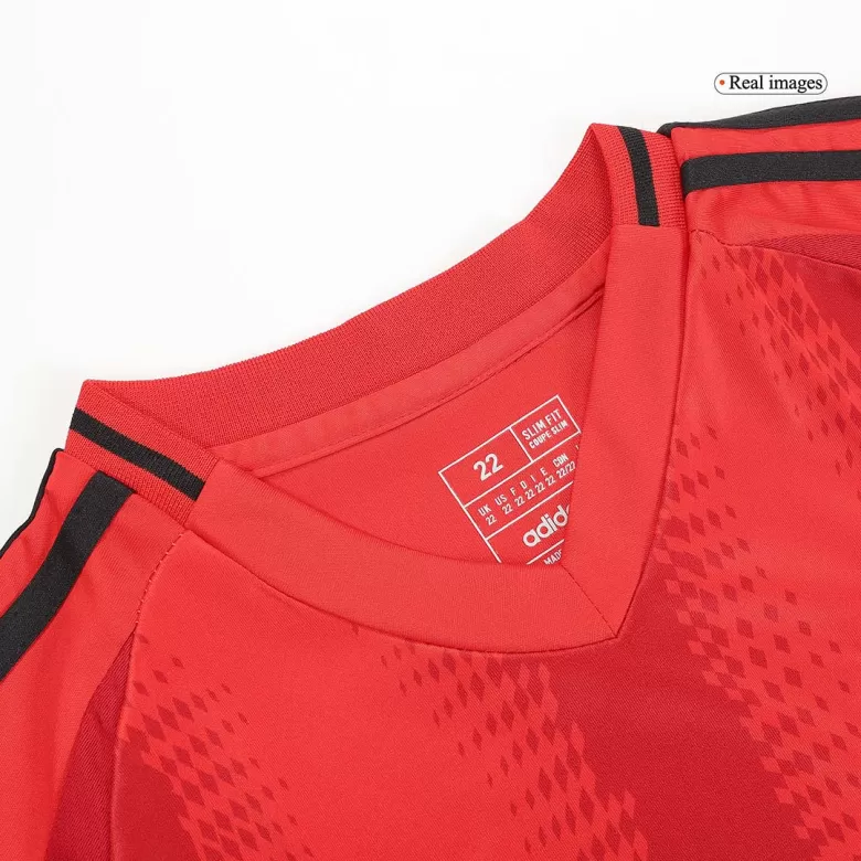 Kids Bayern Munich Custom Home Full Soccer Kits2024/25 - bestsoccerstore
