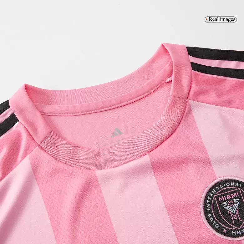 Kids Inter Miami CF Custom Home Soccer Kits 2025 - bestsoccerstore