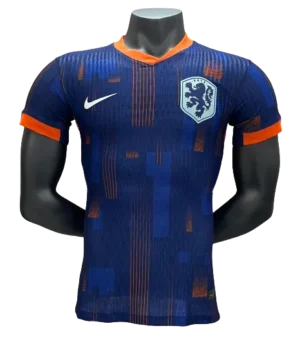 2024 Netherlands Nation Away Jersey Player Version EURO