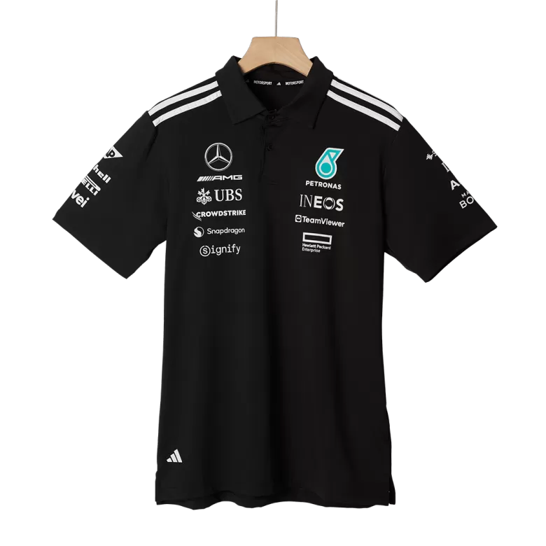 Mercedes AMG Petronas F1 Racing Team Black T-Shirt 2025 - bestsoccerstore