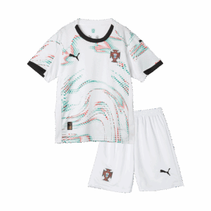 Kids Portugal Away Soccer (Jersey+Shorts) Kits 2025